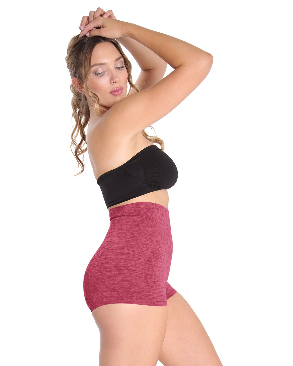 High-Waisted Shaping Boy Shorts