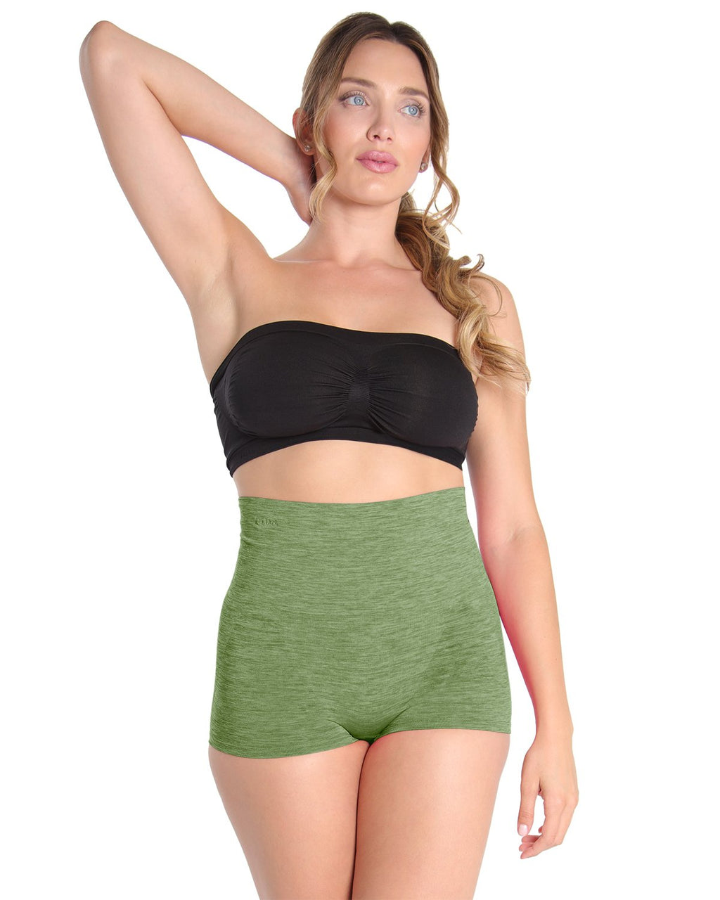 High-Waisted Shaping Boy Shorts