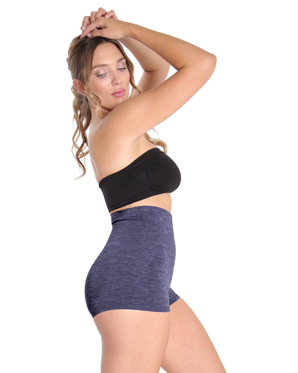 High-Waisted Shaping Boy Shorts