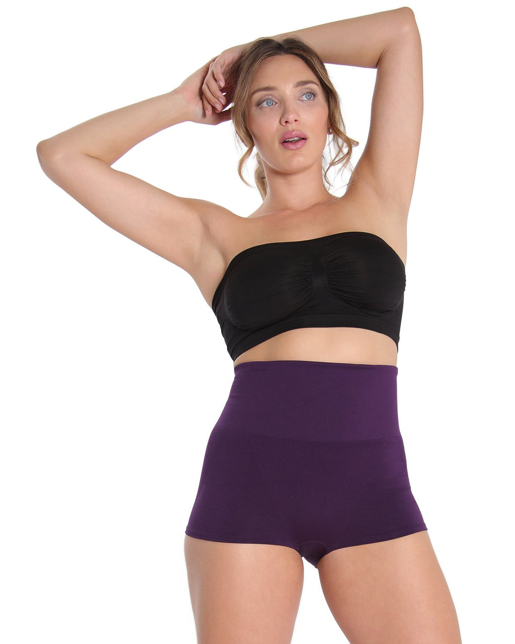 High-Waisted Shaping Boy Shorts
