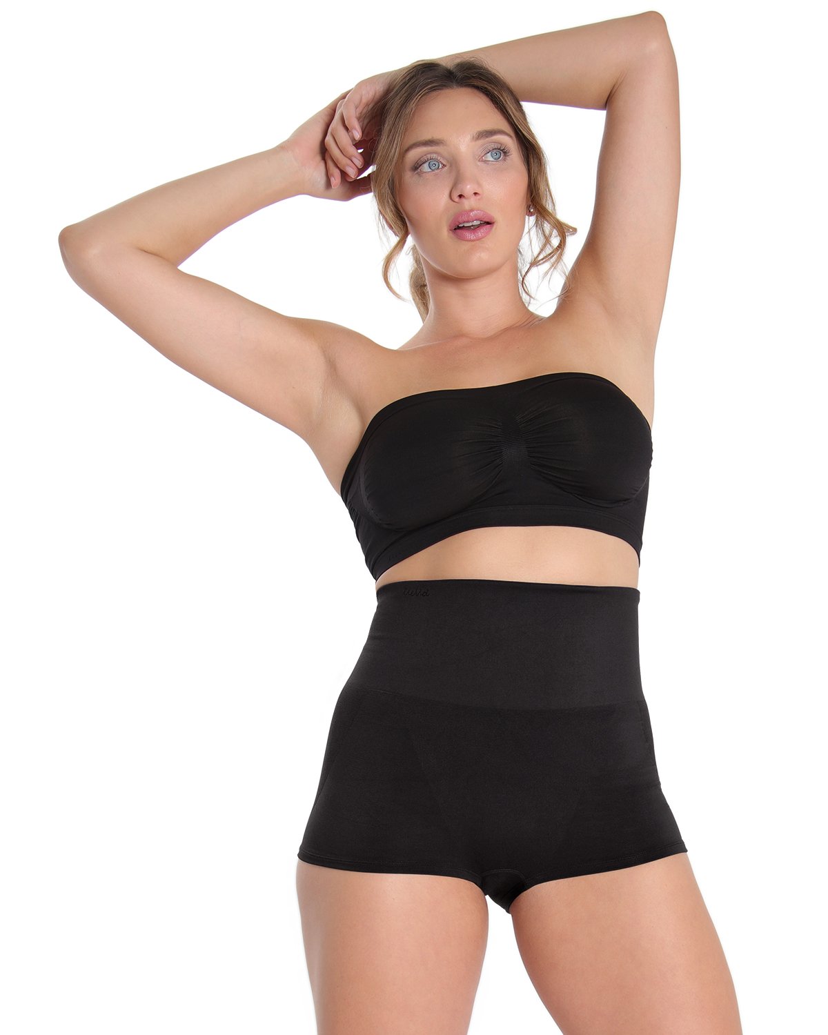 High-Waisted Shaping Boy Shorts
