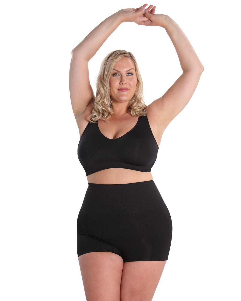 High-Waisted Shaping Boy Shorts